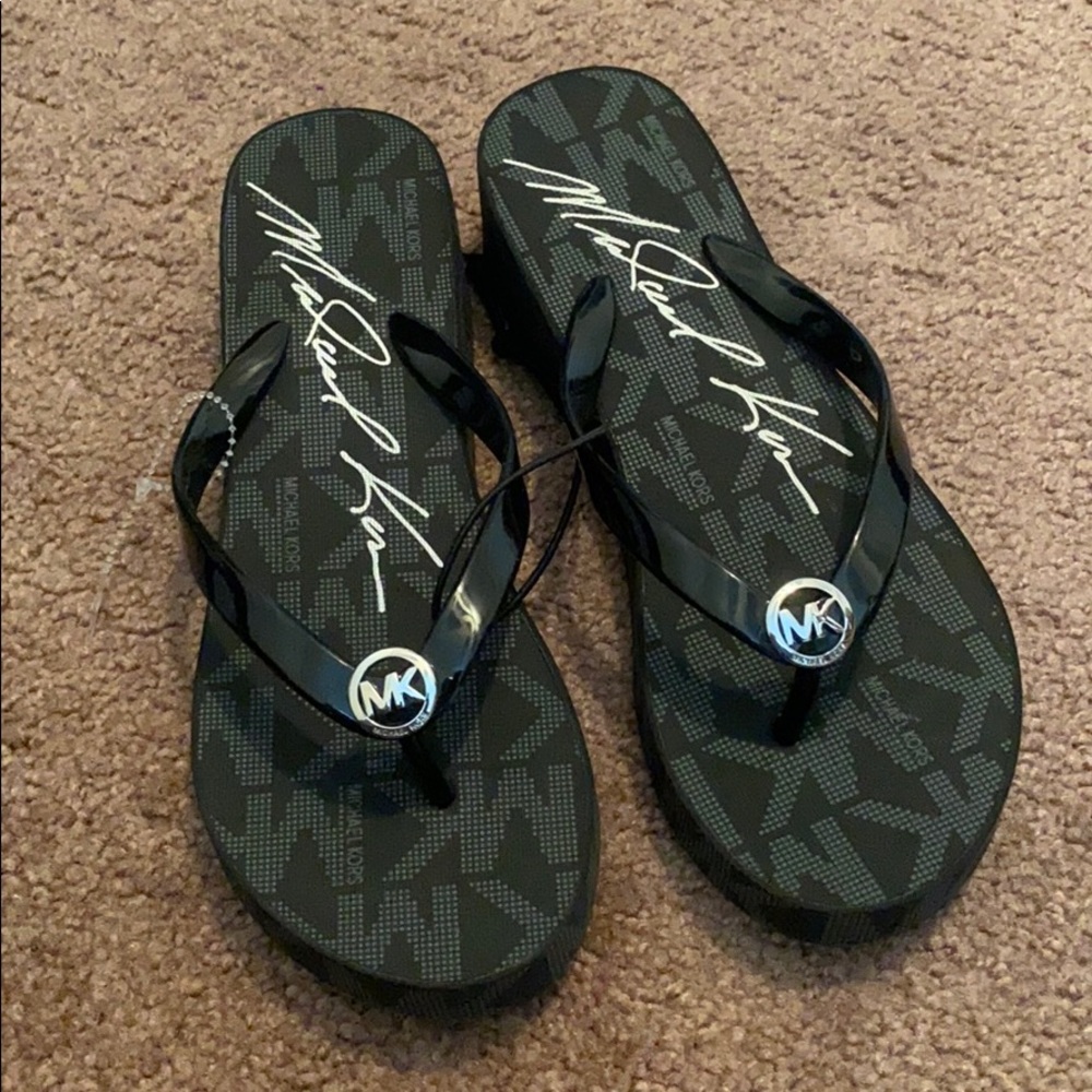 Michael Kors bedford platform Flip-flops